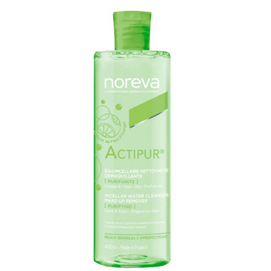 NOREVA ACTIPUR MICELLAIR WATER VOOR GEZICHT EN OGEN 400 ML