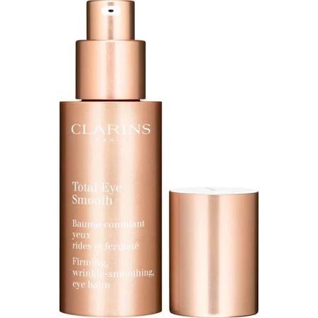 CLARINS TOTAL EYE SMOOTH: BÁLSAMO RELLENADOR DE ARRUGAS Y REAFIRMANTE, 15 ML