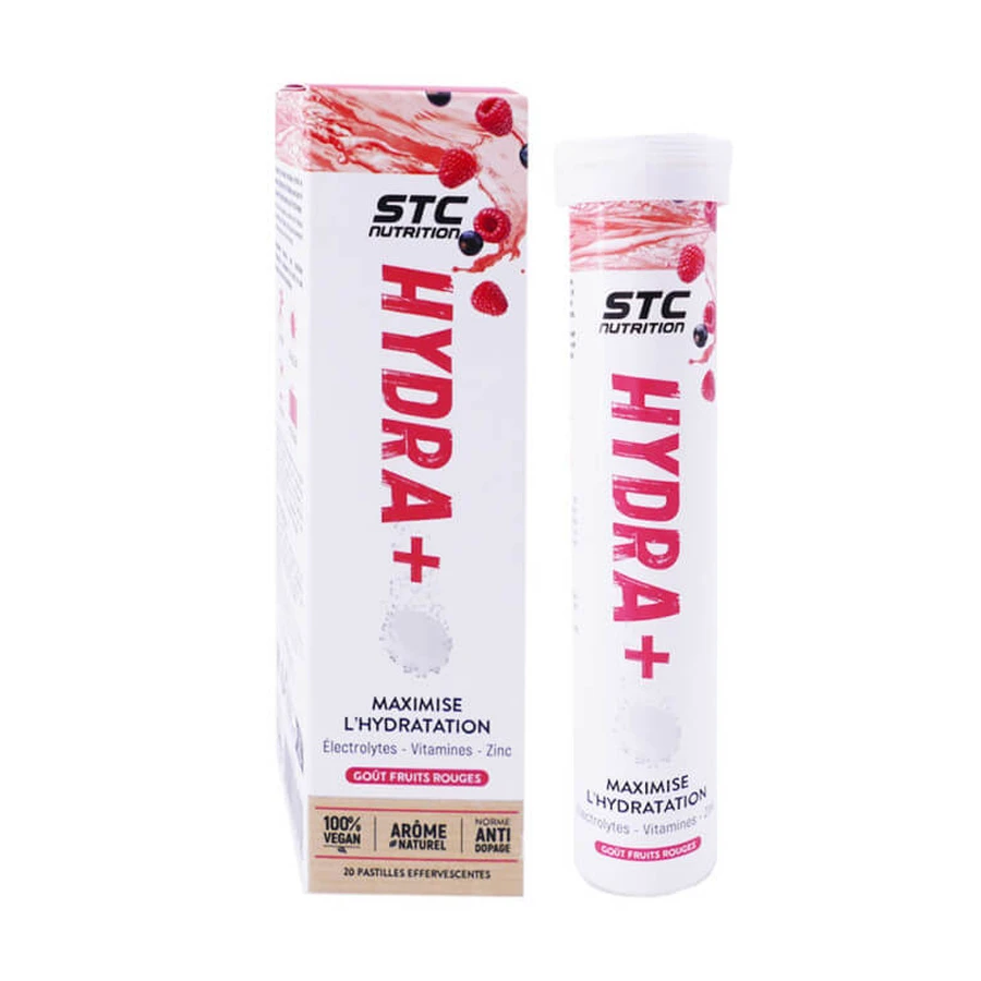 STC NUTRITION HYDRA+ MAXIMIZES HYDRATION RED BERRIES 20 TABLETS