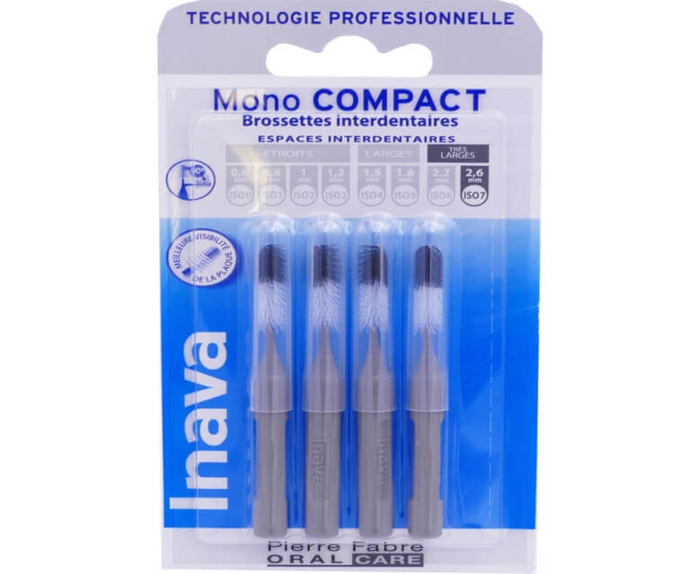 INAVA MONO COMPACT EXTRA-WIDE INTERDENTAL BRUSHES 2.6 MM ISO 7