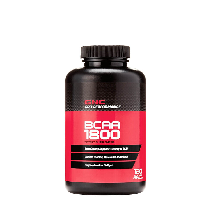 Buy Gnc Pro Performance Bcaa 1800, Bcaa Amino Acids, 120 Cps Gnc Pro Performance Bcaa 1800, Bcaa Amino Acids, 120 Cps