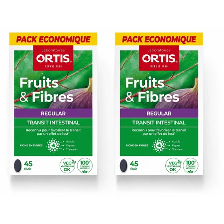Ortis Fruits & Fibers Regular, 2x45 tablets