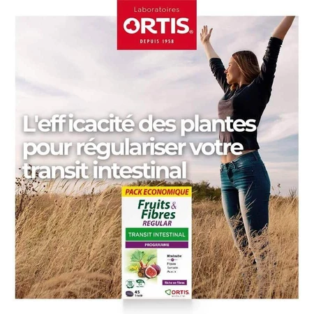 Ortis Fruits & Fibers Regular, 2x45 tablets