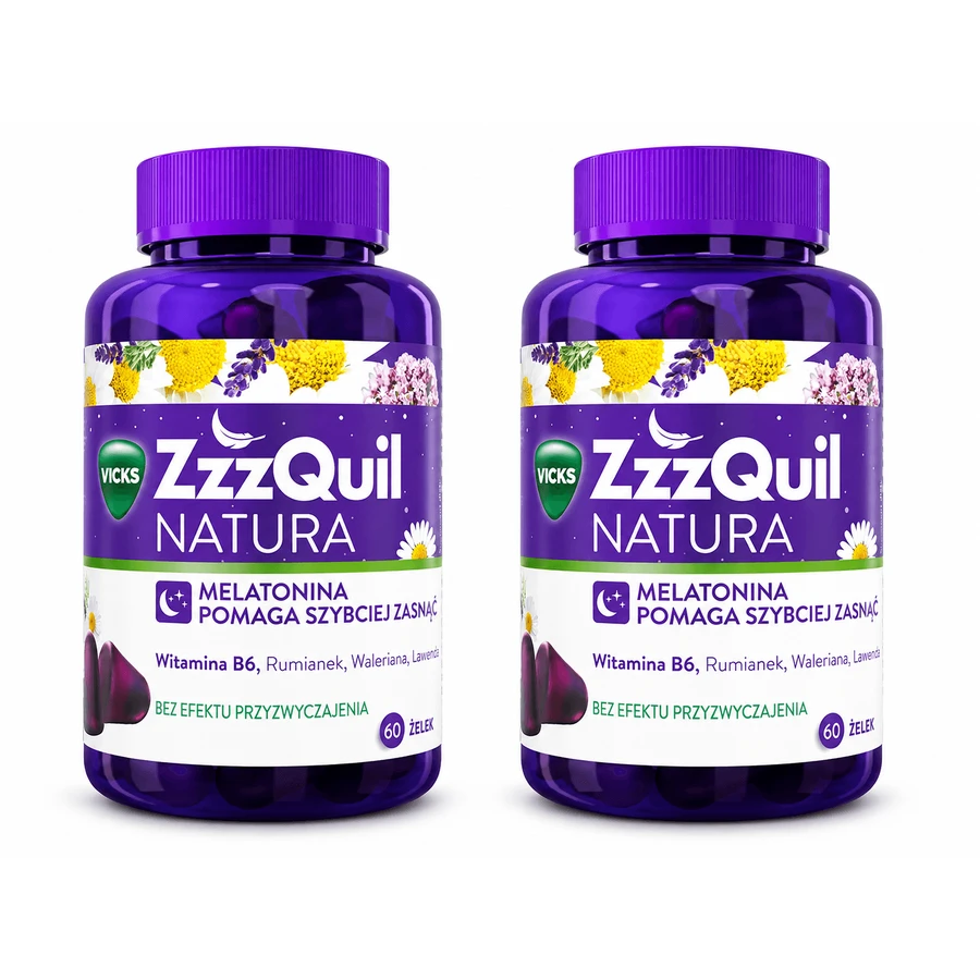 ZzzQuil Natura, jelly candies, 2 x 60 pieces