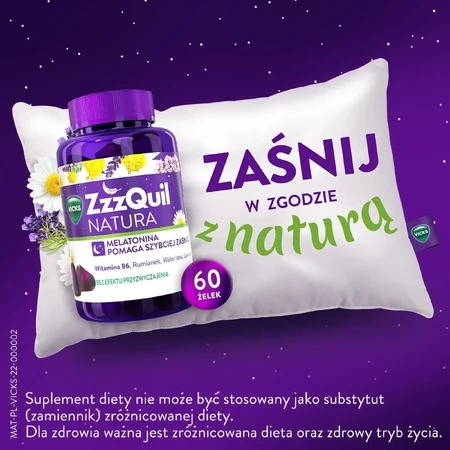 ZzzQuil Natura, jelly candies, 2 x 60 pieces