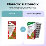 Floradix: hierro y vitaminas, 2 x 84 comprimidos