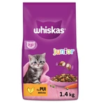 WHISKAS Junior, Kip, droogvoer voor jonge katten, 1,4 kg