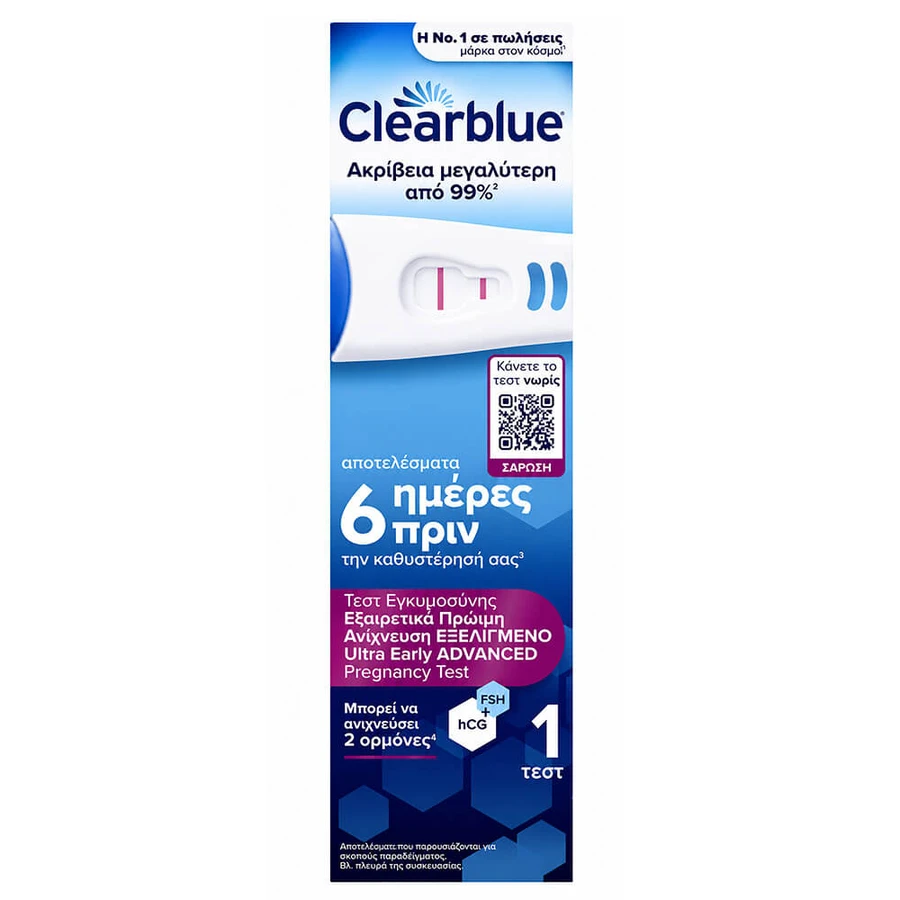 Test de grossesse Clearblue pour une détection très précoce, 1 unité