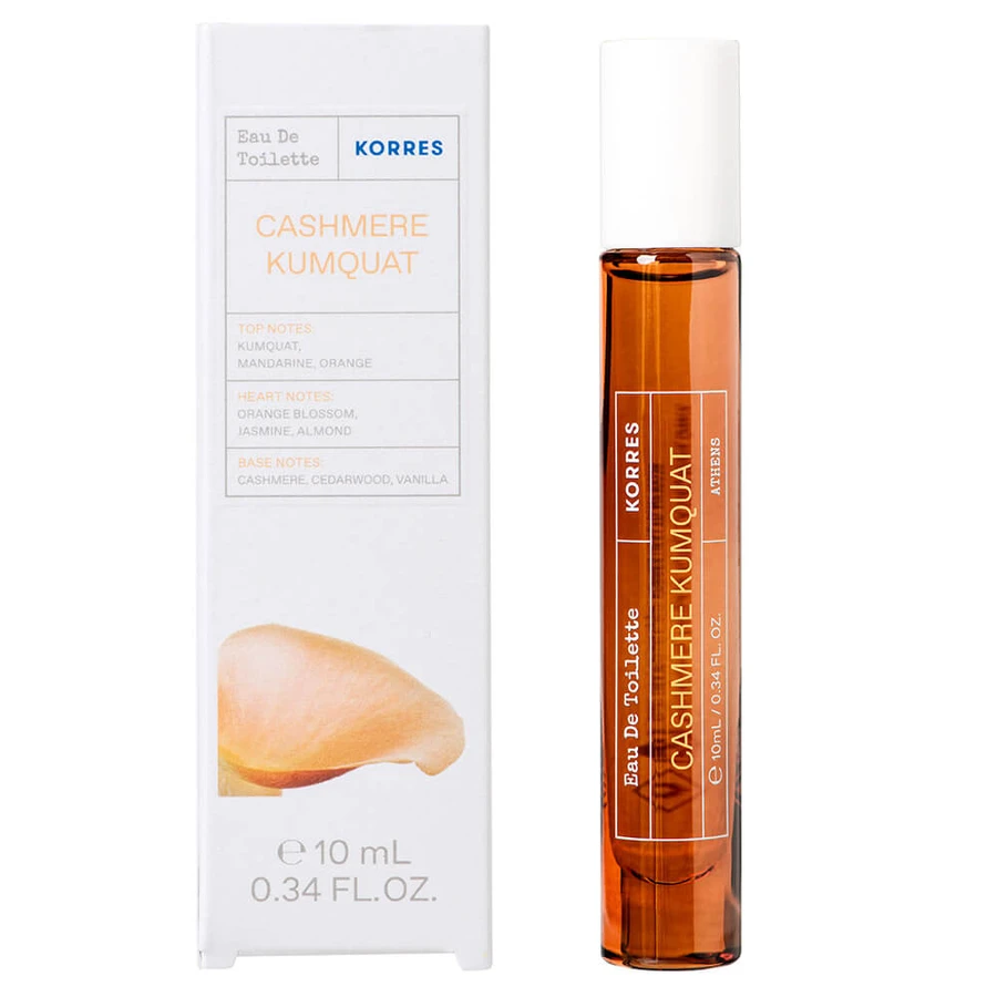Korres Eau de Toilette Cashmere Kumquat, fragancia para mujer, 10 ml