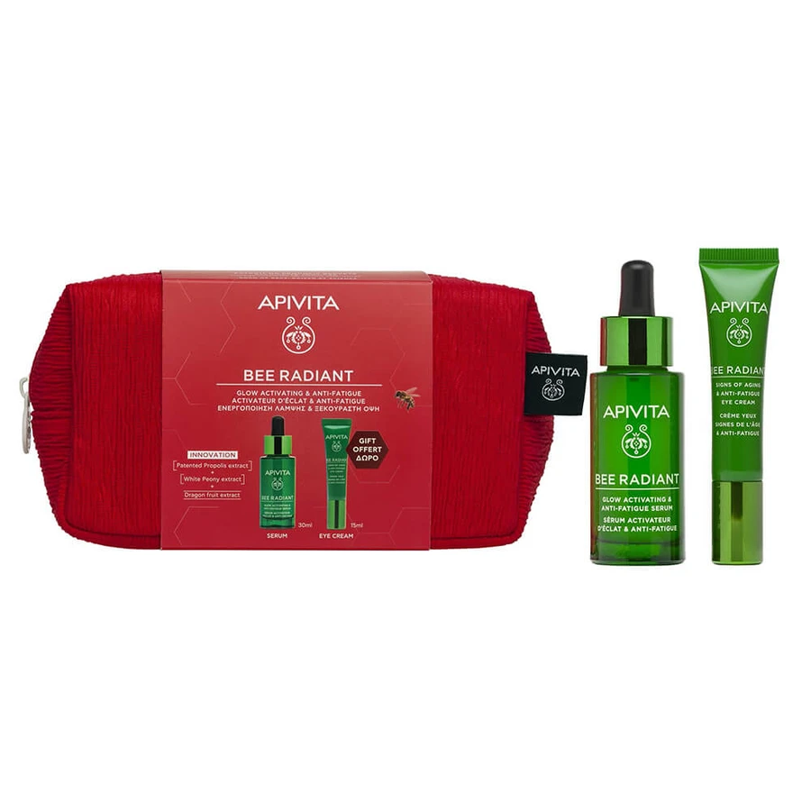 Pack promocional de Apivita: Sérum Bee Radiant de 30 ml y crema para el contorno de ojos GRATIS de 15 ml