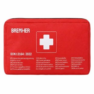 Bremher Car First Aid Kit DIN 13164:2022 - First Aid Kit with Supplies