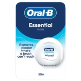 Oral-B Essential Floss, Waxed, Unflavored Dental Floss, 50 m