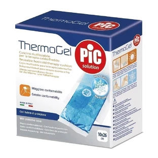 Pic Thermogel multifunctioneel kompres van 10 x 26 cm voor warmte- en koudetherapie, inclusief beschermhoes