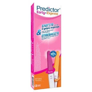 Prueba de embarazo Predictor Early & Express, paquete de 2 unidades