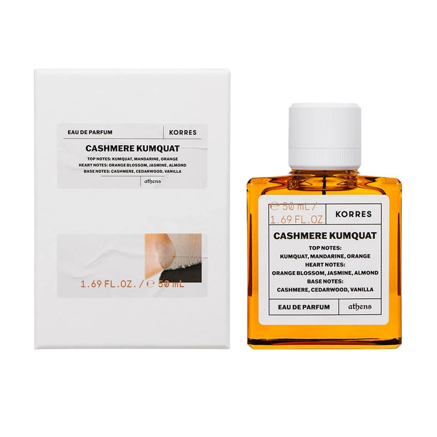 Korres Eau de Parfum Cashmere Kumquat, fragancia para mujer, 50 ml