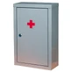 Mobiak Wall-Mounted Metal First Aid Box, Type A, with Two Shelves and a Lock 0805406