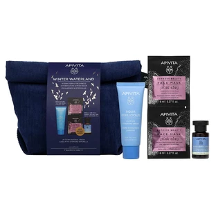 Apivita Aktionspaket „Aqua Beelicious“ – Sanfte, reichhaltige Feuchtigkeitscreme 40 ml & GRATIS Anti-Unreinheiten-Feuchtigkeitslotion 20 ml & E