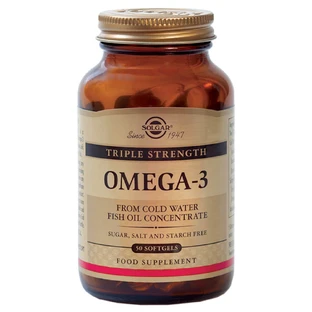 Solgar Omega-3 Triple Strength, 50 softgels