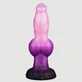 Siliconen hondendildo met ballen en zuignap 23,5 x 5 cm - Roze