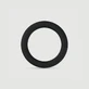 Men's Stiff Small Silicone Cock Ring - Black
