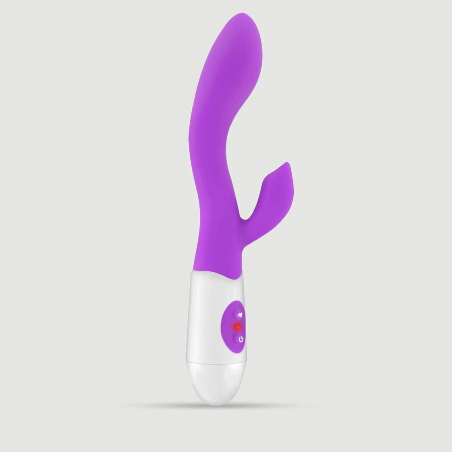 Mein erster „G Rabbit“ – wiederaufladbarer, gebogener Silikon-Rabbit-Vibrator – Lila