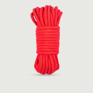 Cuerda de algodón para bondage, 5 m - Roja