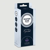 Condones Mister Size Pure Feel de 69 mm - 10 unidades