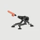 La machine sexuelle multifonction Spider Premium avec fonction chauffante et vibrante - Noir