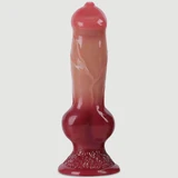Doggy Style XX-Large Silicone Dildo with Suction Cup, 33 cm - Flesh