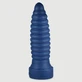Your Butt Destroyer Graded Large Platinum Silicone Anal Dildo 35.5 cm - Blue