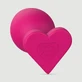 Love Signal hartvormige plug, klein - rood