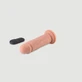 Vibromasseur réaliste en silicone télécommandé R11 avec ventouse - Couleur chair