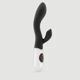 My First G Rabbit : vibromasseur « rabbit » rechargeable en silicone incurvé - Noir