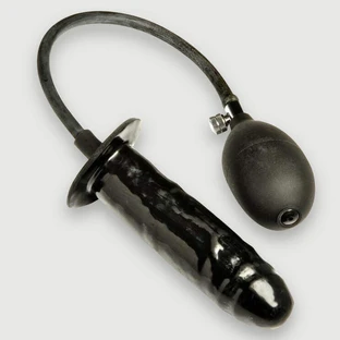 Nadmuchiwany dildo Swell 12 x 3,5 cm, mały – czarny