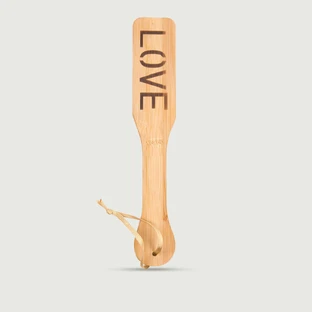 Wooden Love Series Bamboo Paddle with "LOVE" Engraving