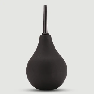 Anal Beginner's Large Silicone Anal Douche 224 ml - Black