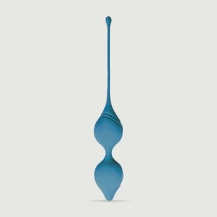 Boules de Kegel en silicone E2, style chinois - Bleu