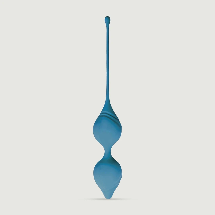 Boules de Kegel en silicone E2, style chinois - Bleu