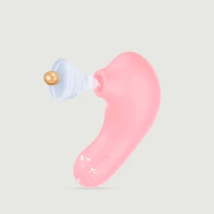 Siris Mini Clitoral Suction Stimulator with Vibrating Tip - Pink
