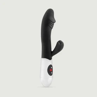 Vibrador «My First Rabbit» recargable de silicona con forma de conejo - Negro