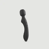 Vibrador Twist 2 en 1 con doble motor y varilla para masaje del punto G - Negro
