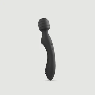 Twist 2-in-1 G-spot-vibrator met dubbele motor en staafvormig ontwerp - Zwart