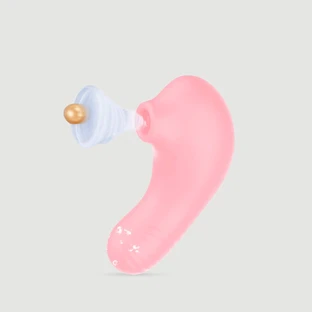 Siris Mini Clitoral Suction Stimulator with Vibrating Tip - Pink