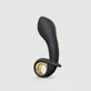 Deep Expand Silicone Inflatable Vibrator - Black