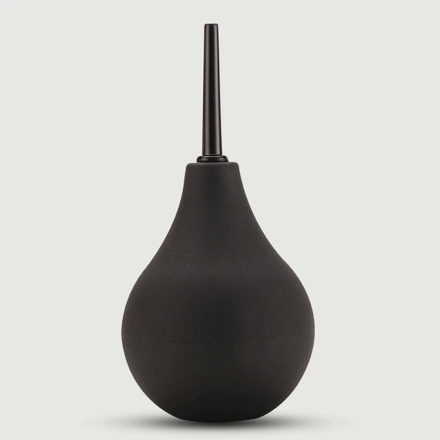 Anal Beginner's Large Silicone Anal Douche 224 ml - Black