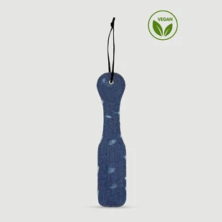 Paddel im Denim-Look mit aufgerauter Oberfläche – Blau