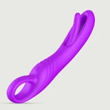 The G-Slapper Silicone Slapping Ergonomic Vibrator - Purple