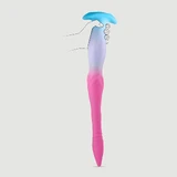 Gode en silicone long et épais, lumineux, pour l'entraînement à la pénétration profonde, 52 x 3,9 cm - Multicolore