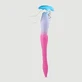 Long & Deep Luminous Silicone Dildo for Depth Training, 52 x 3.9 cm - Multicolored