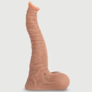Elephant XL siliconen dildo 30 x 7,5 cm - huidskleur